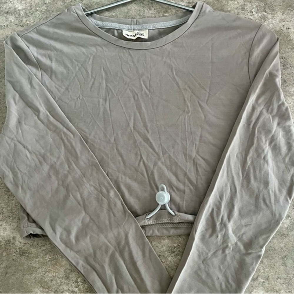 twelve monkeys Pull Cord Longsleeve Cropped Tee